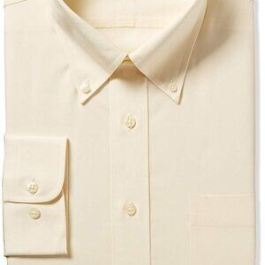 NWT Enro Men's Classic Fit Solid Button-Down Collar Dress Shirt